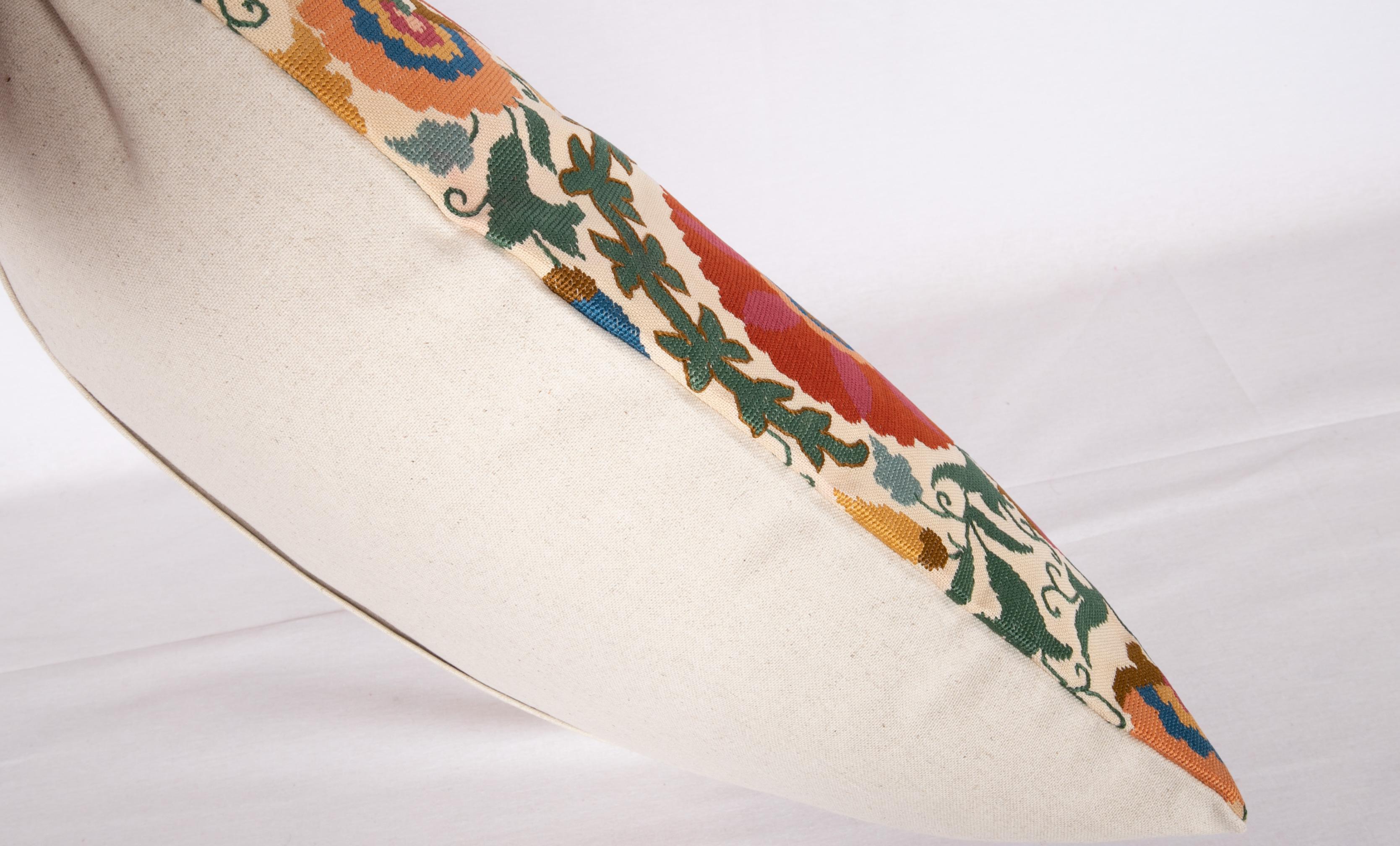 Pillow Case Made from an Early 20th Century Eastern European Embroidered Panel 1