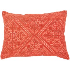 Antique Pillow Case Made from an Early 20th Century Fez Embroidery from Morocco