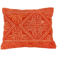 Pillow Case Made from an Early 20th Century Fez Embroidery from Morocco
