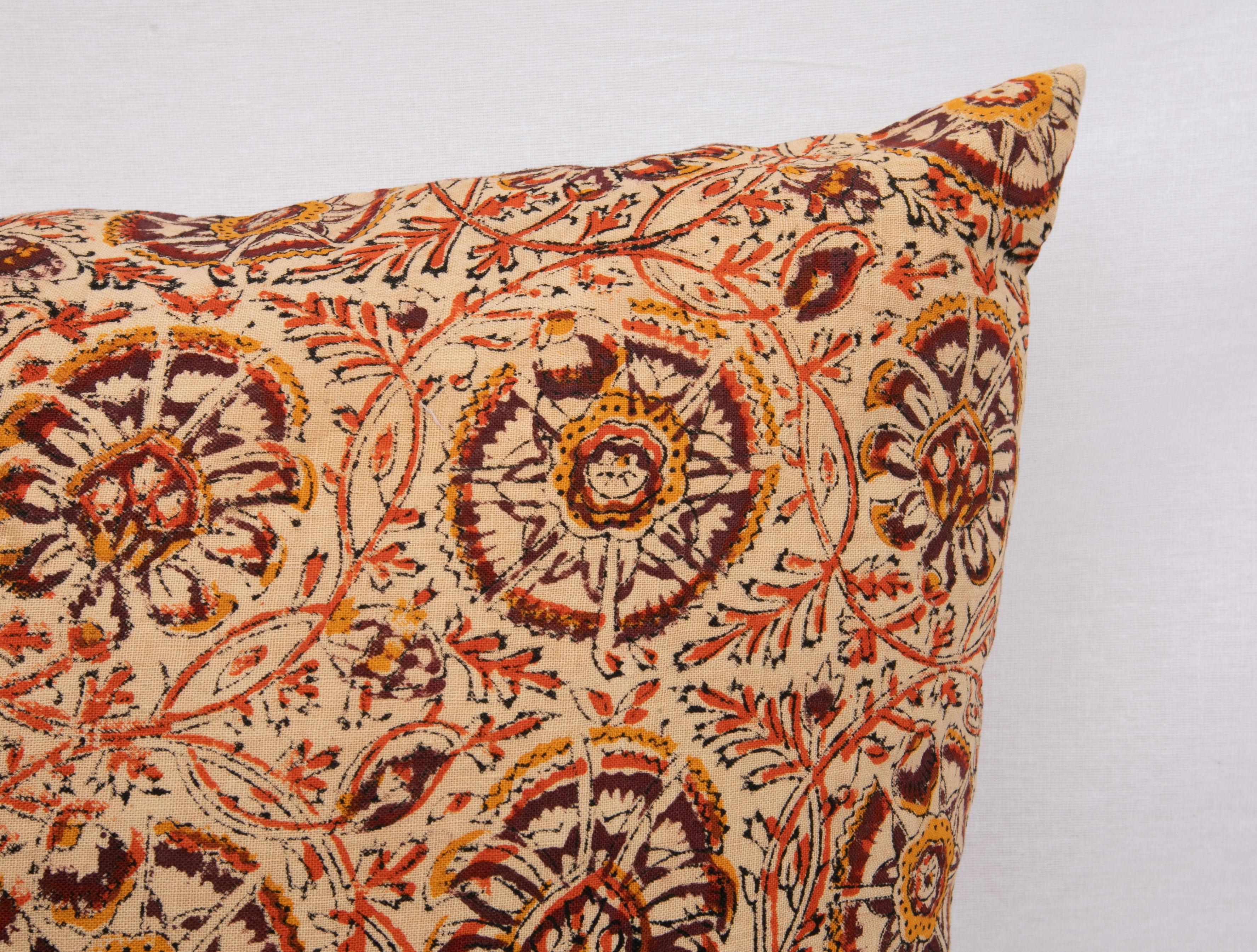Islamic Pillow Case Made from an Indian Kalamkari, Early 20th Century For Sale