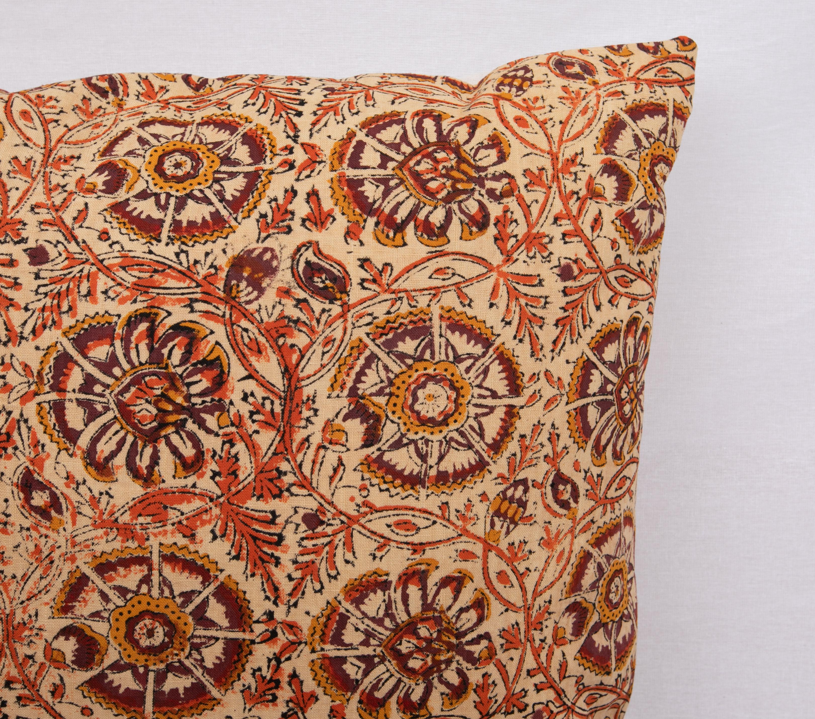 Islamic Pillow Case Made from an Indian Kalamkari, Early 20th C For Sale
