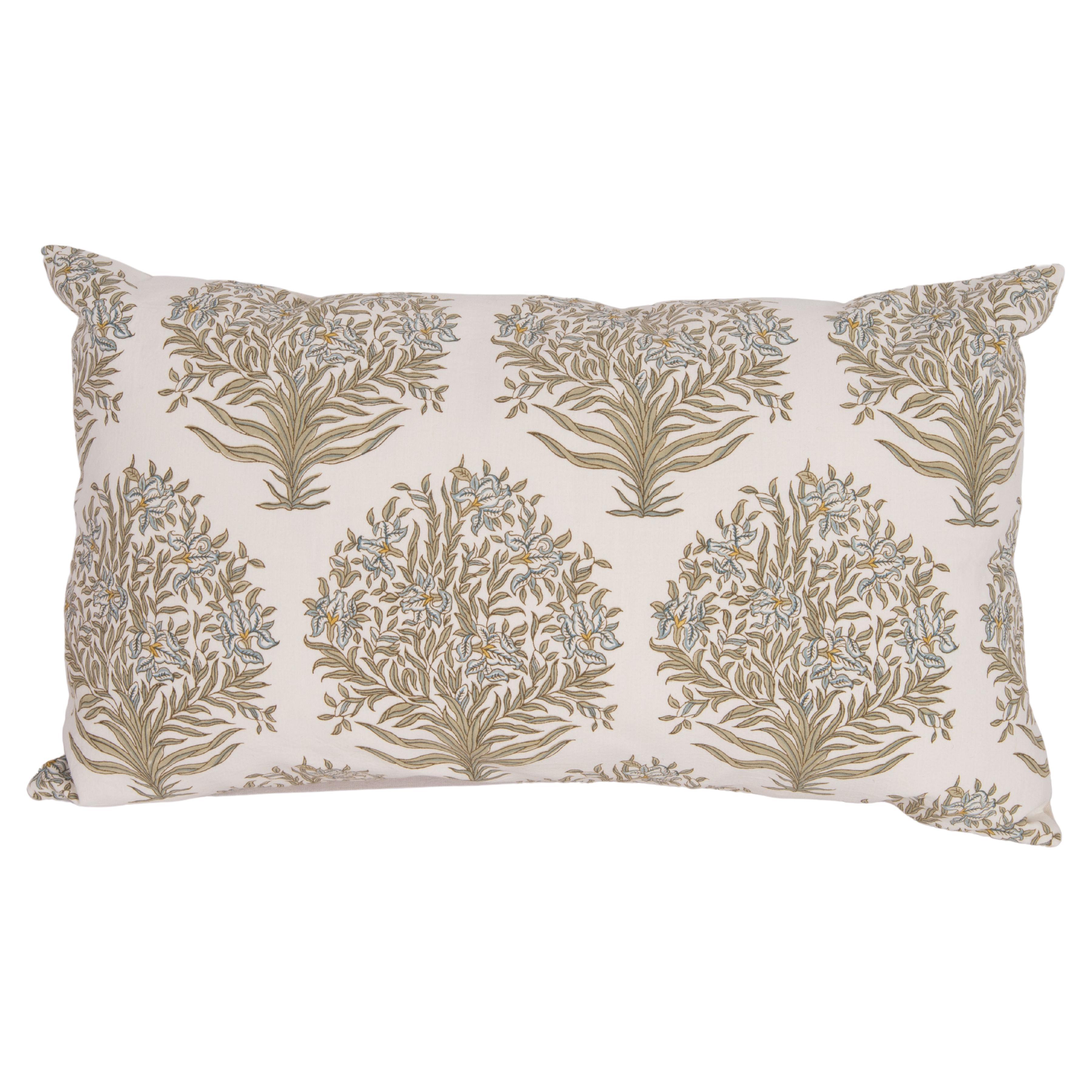 Pillow Case Made from an Indian Kalamkari, Early 20th C For Sale at 1stDibs