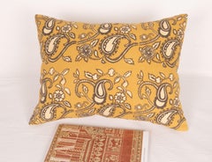Pillow Case Made from an Uzbek Block Print, Early 20th C