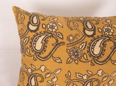 Pillow Case Made from an Uzbek Block Print, Early 20th Century