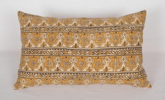 Pillow Case Made from an Uzbek Block Print, Early 20th C