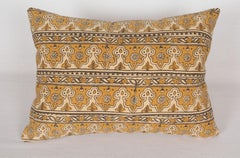 Pillow Case Made from an Uzbek Block Print, Early 20th C