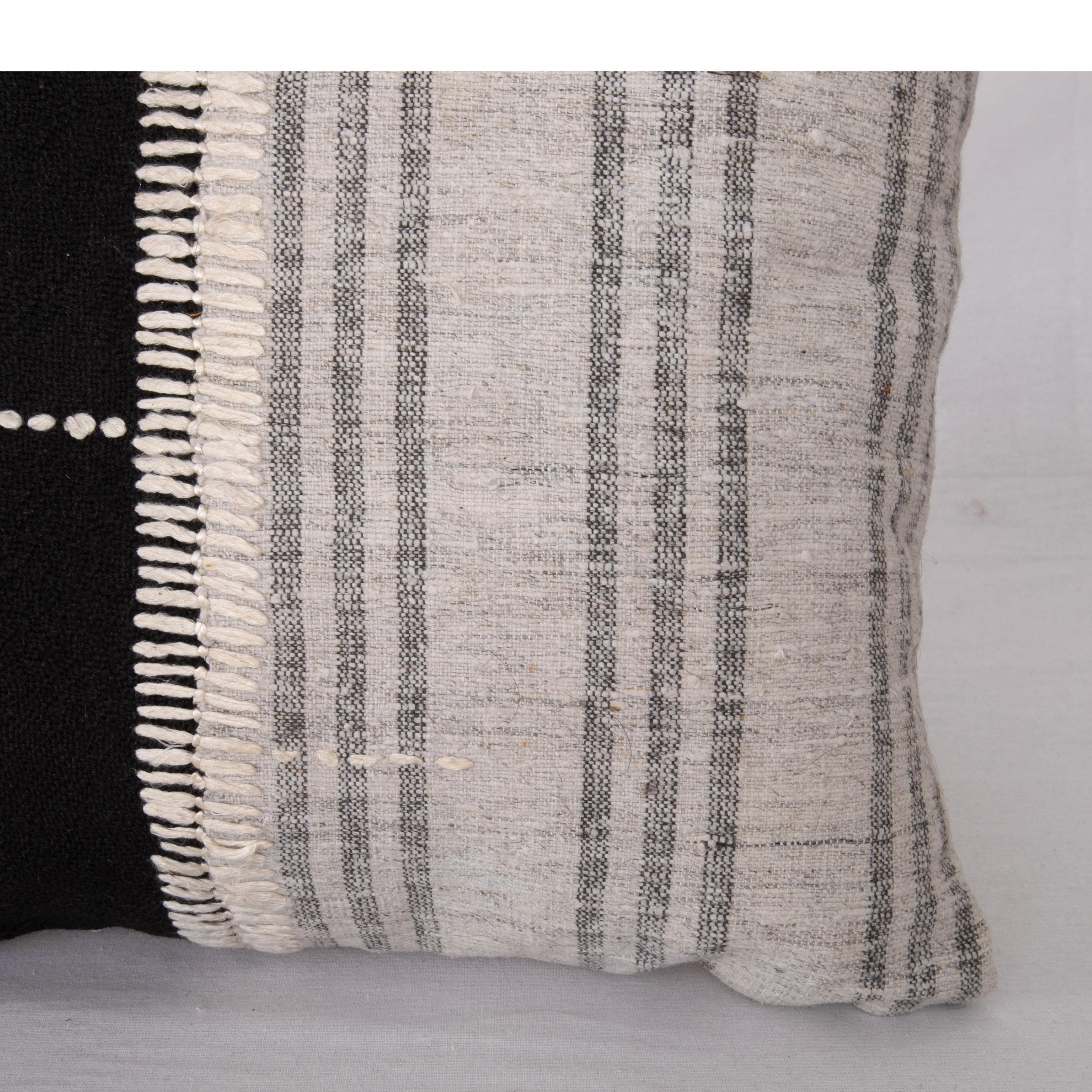 Hand-Woven Pillow Case Made from Anatolian Vintage Textiles