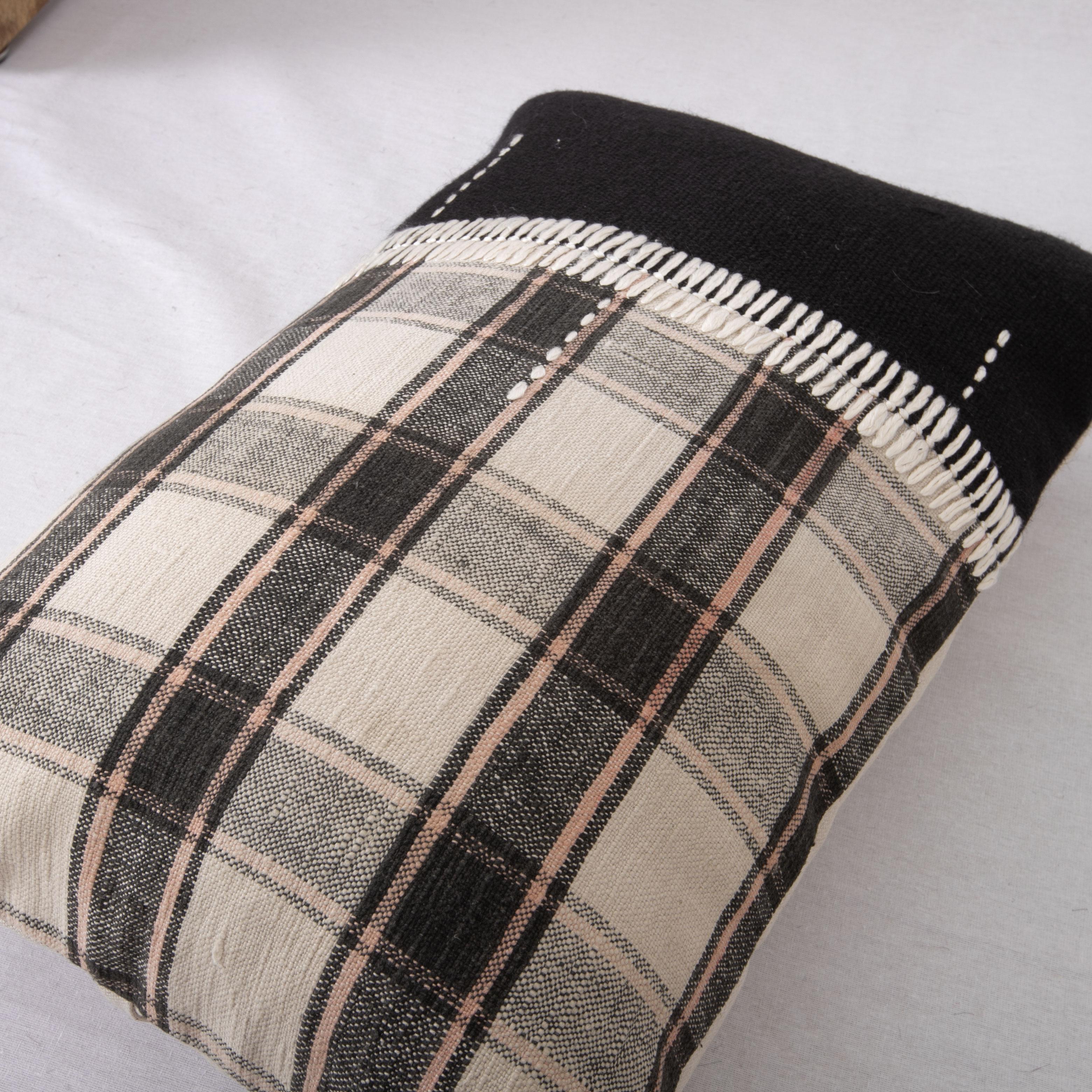 Hand-Woven Pillow case made from Anatolian Vintage Textiles For Sale