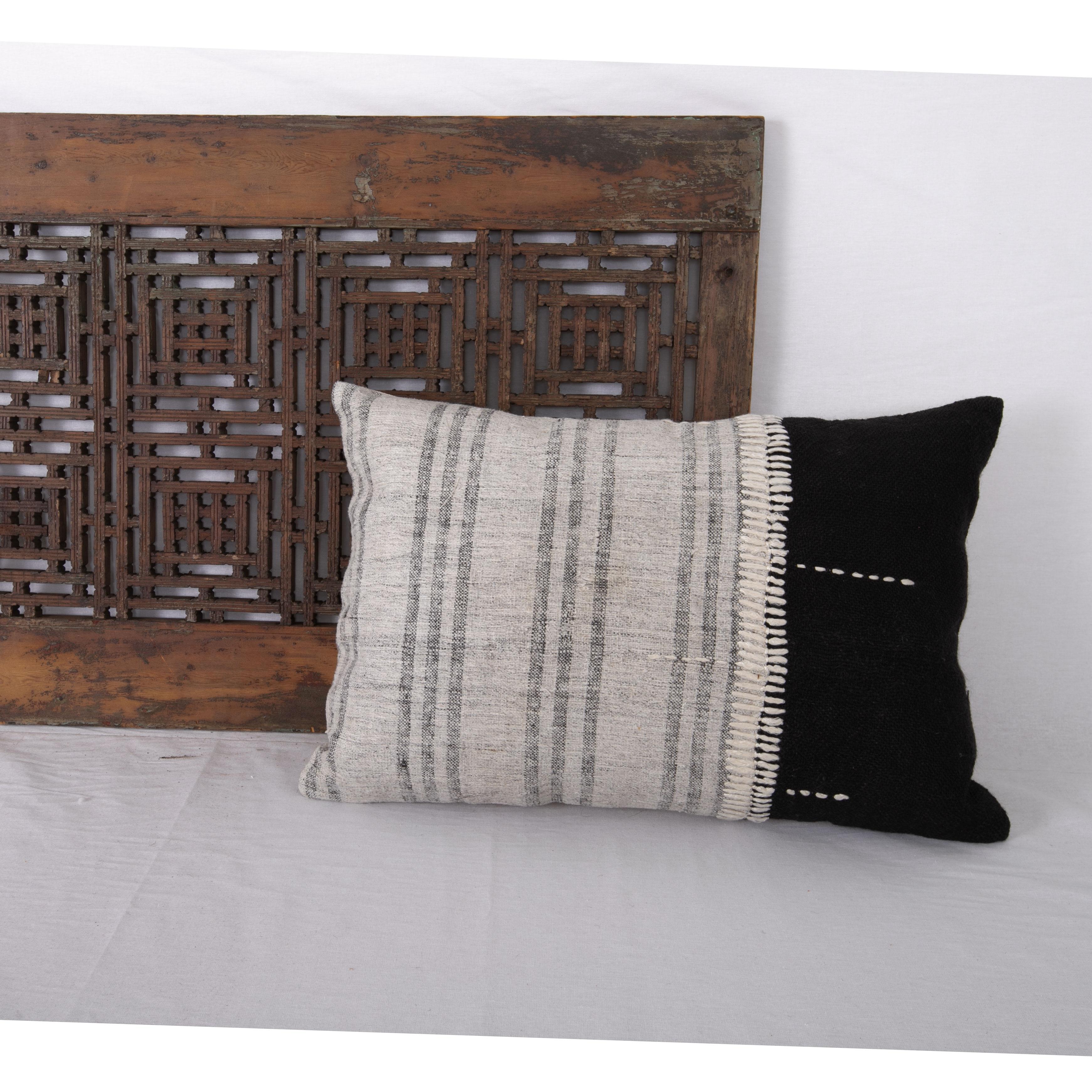 Wool Pillow Case Made from Anatolian Vintage Textiles For Sale