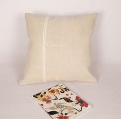 Pillow Case Made from Rustic Anatolian Vintage Linen Textile