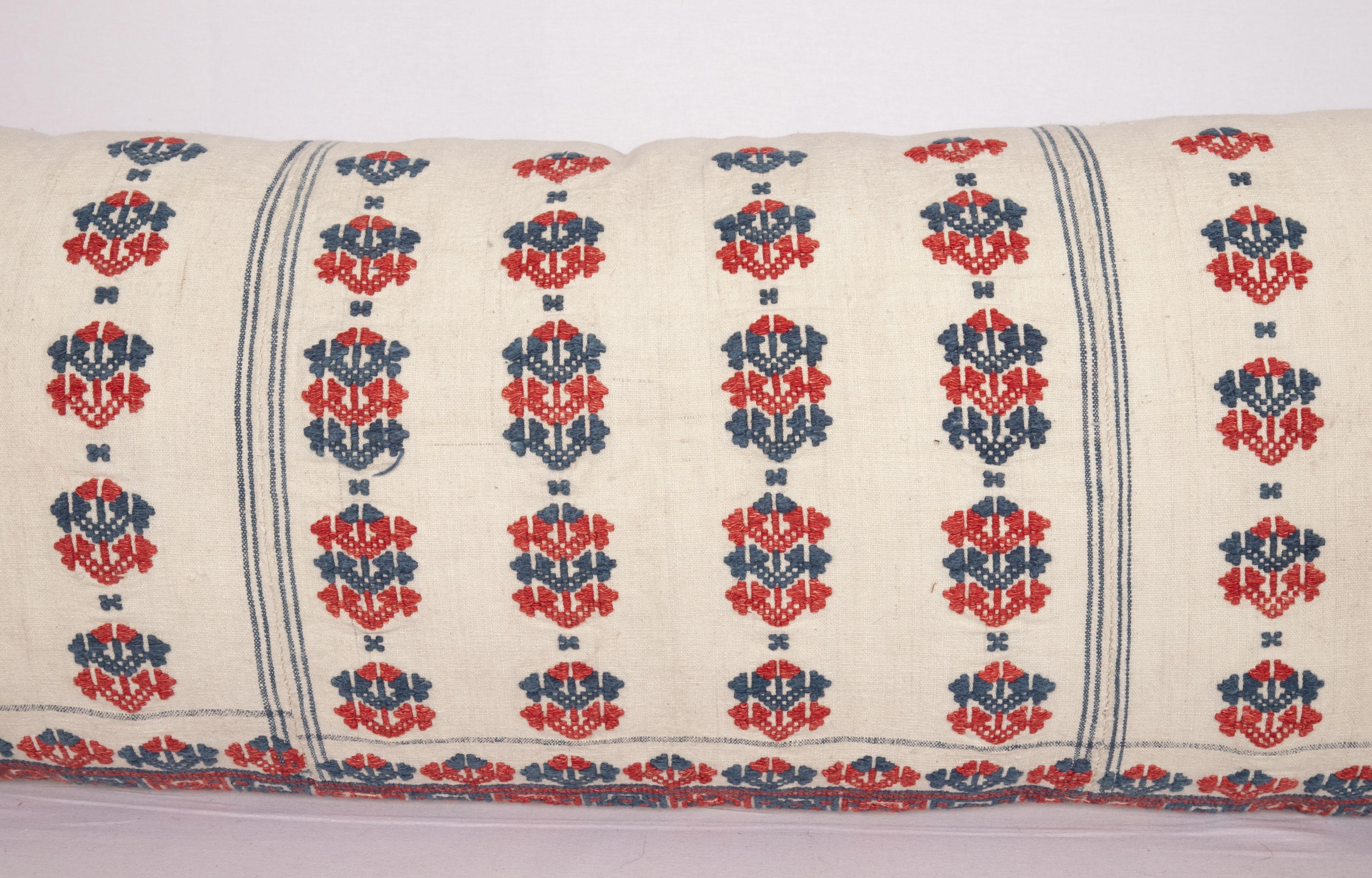 Turkish Pillow Case Made from the Skirt of a Western Anatolian Dress, Early 20th Century
