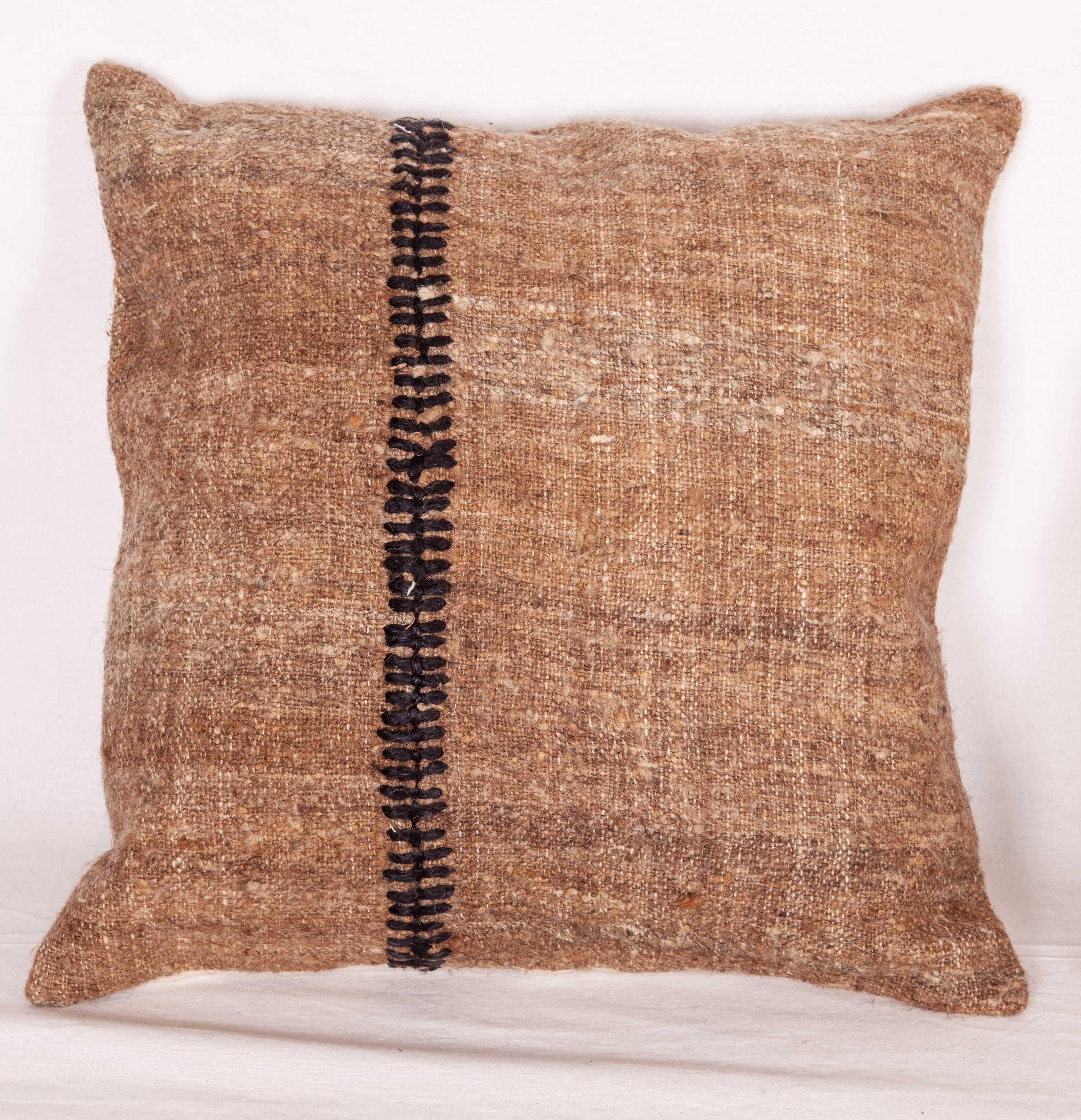 Hand-Woven Pillow Cases Fashioned from a Mid-20th Century Anatolian Neutral Kilim