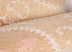 Pillow Cases Fashioned from a Samarkand Suzani, Mid-20th Century