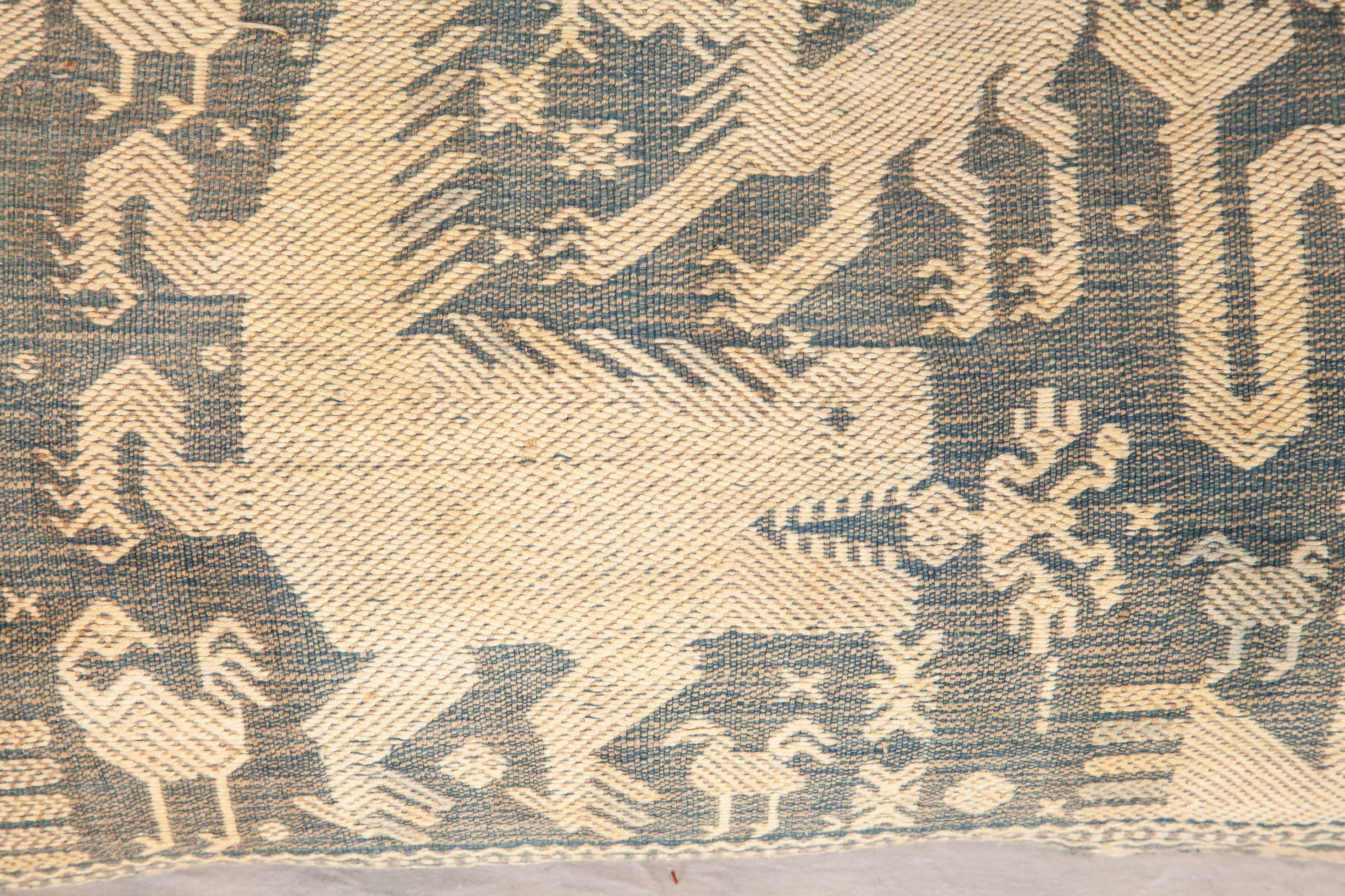 Hand-Woven Pillow Cases Fashioned from a Warp Faced Indonesian Textile