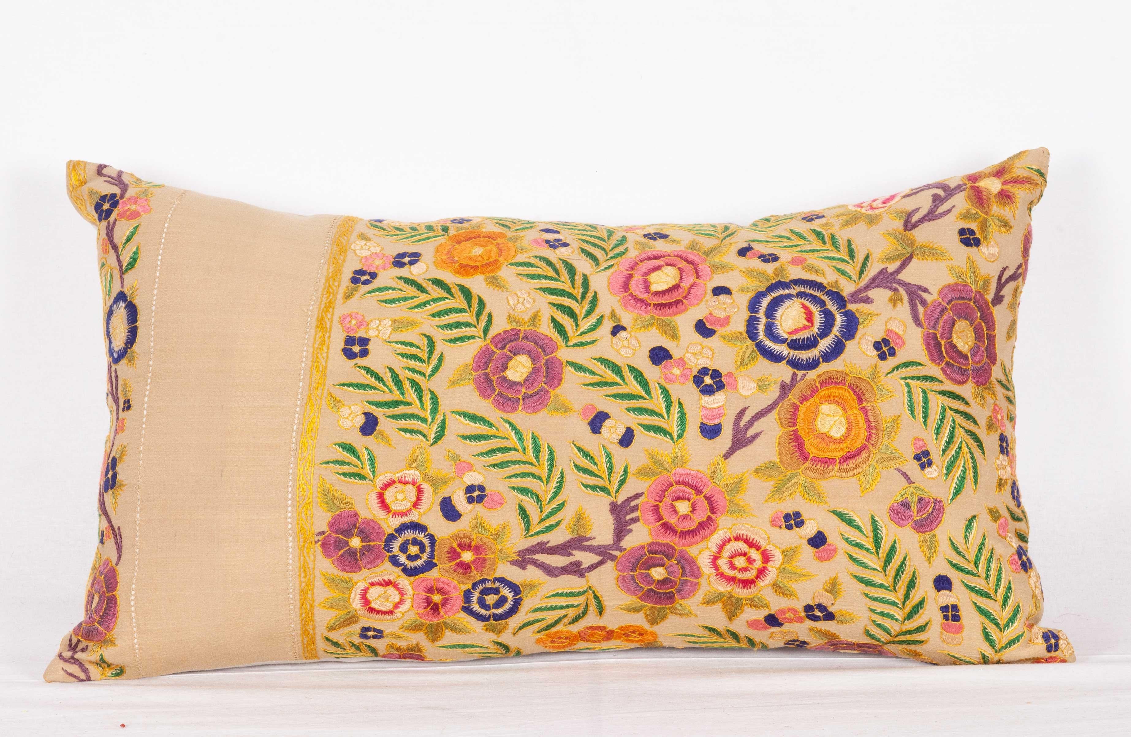 Suzani Pillow Cases Fashioned from an Early 20th Century Embroidery