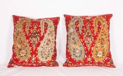 Pillow Cases Fashioned from an Early 20th Century Indian Shawl