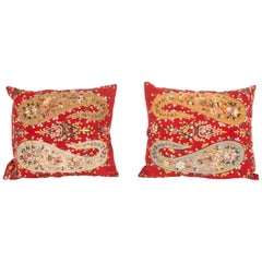 Antique Pillow Cases Fashioned from an Early 20th Century Indian Shawl