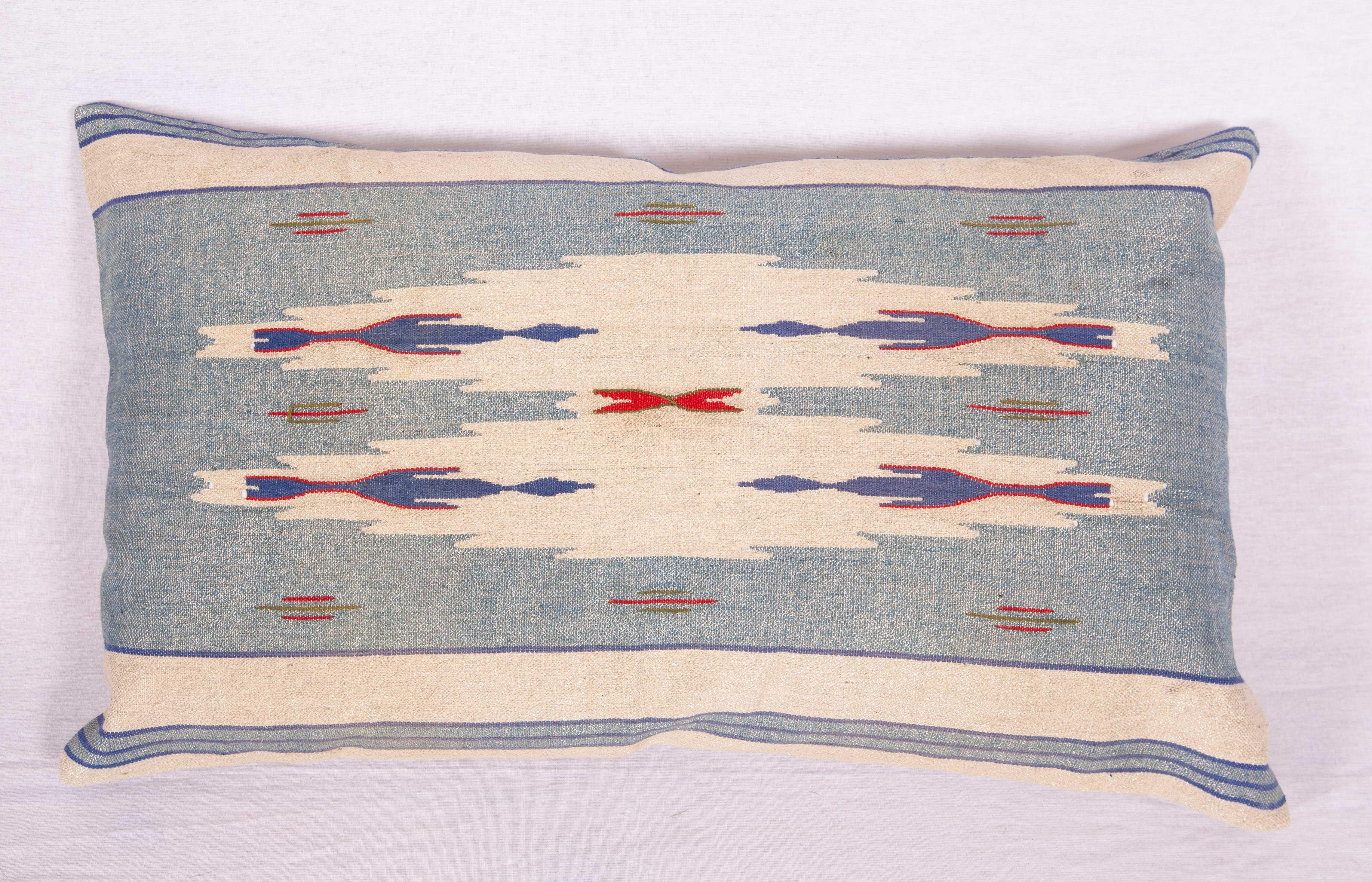 Hand-Woven Pillow Cases Fashioned from an Early 20th Century Syrian Textile