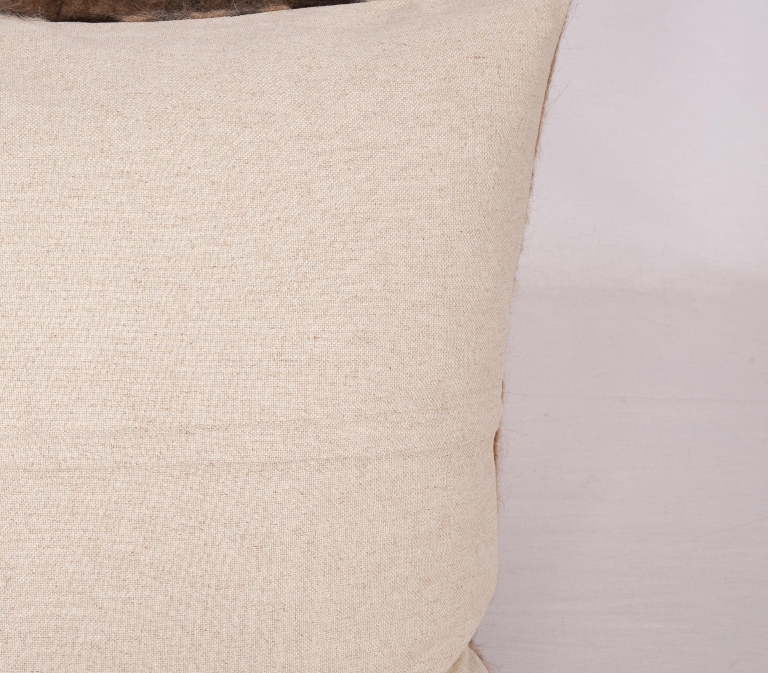 Fundas de almohada hechas con manta de angora de Anatolia Siirt, años 60-70 en Bueno estado para la venta en Istanbul, TR