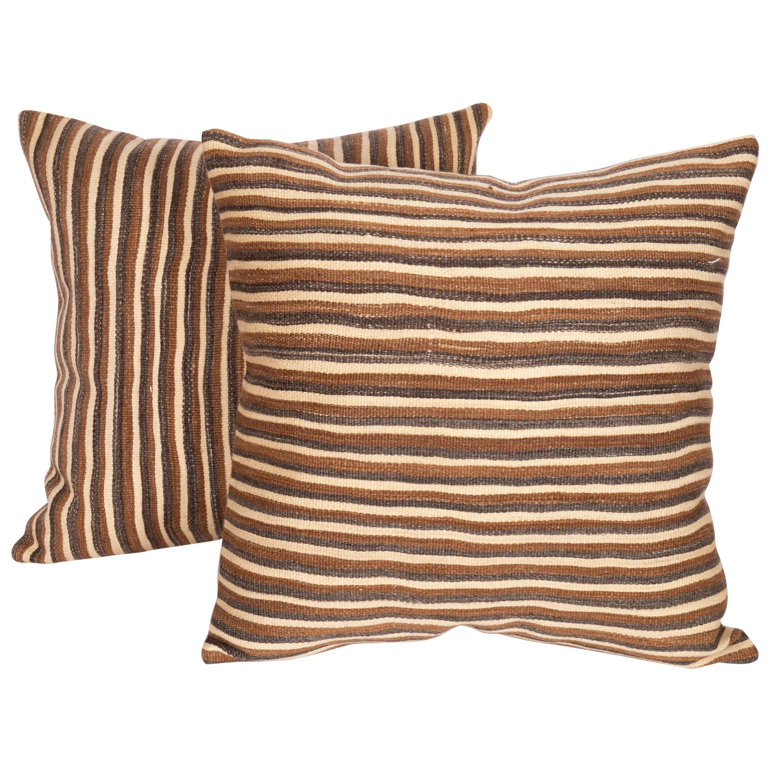 Pillow Cases Made from Anatolian Angora Siirt Blanket, 1960s1970s For