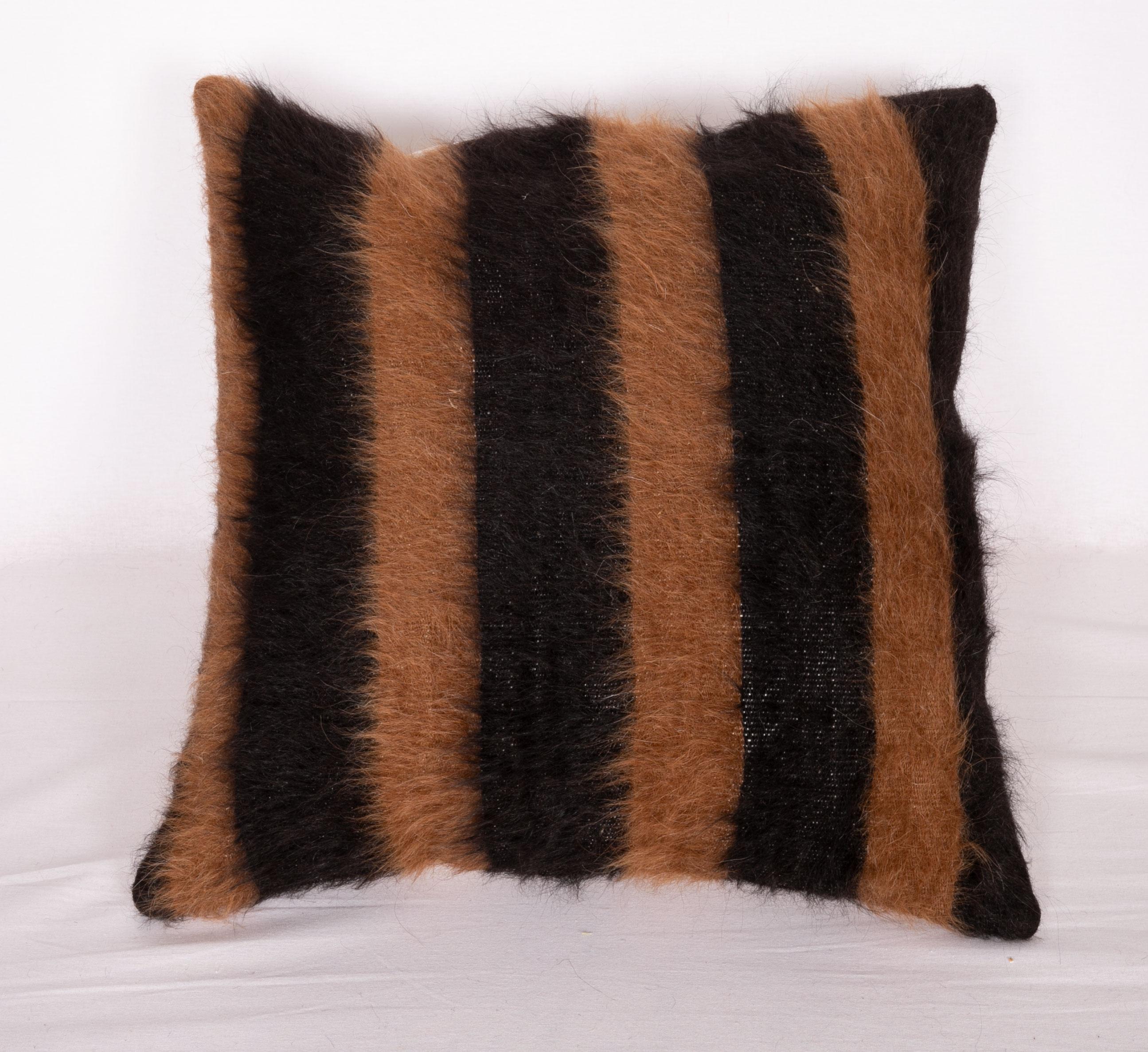 Kilim Pillow Cases Made from Anatolian Angora Siirt Blanket, 1960s-1970s