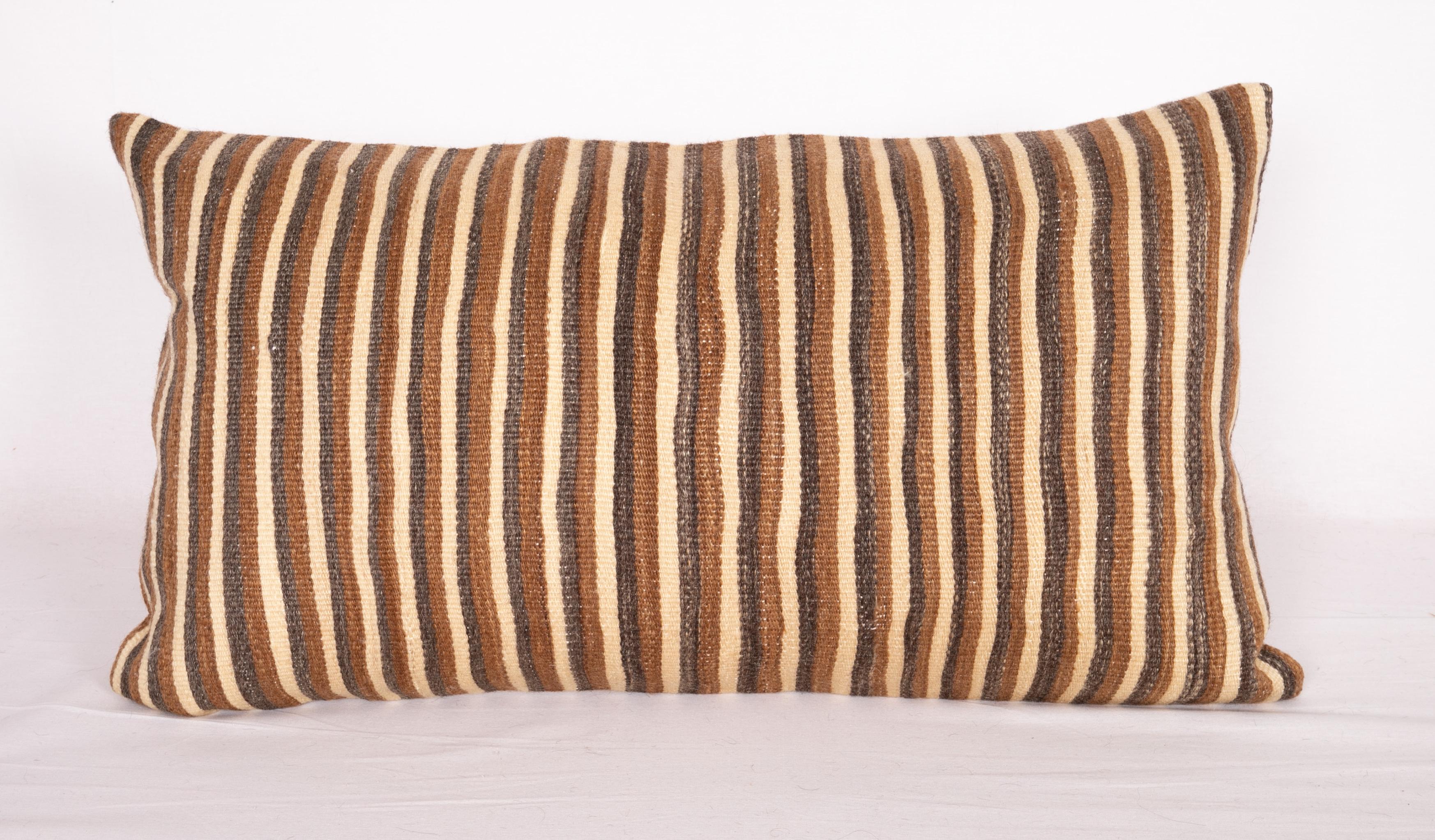 Kilim Pillow Cases Made from Anatolian Angora Siirt Blanket, 1960s-1970s