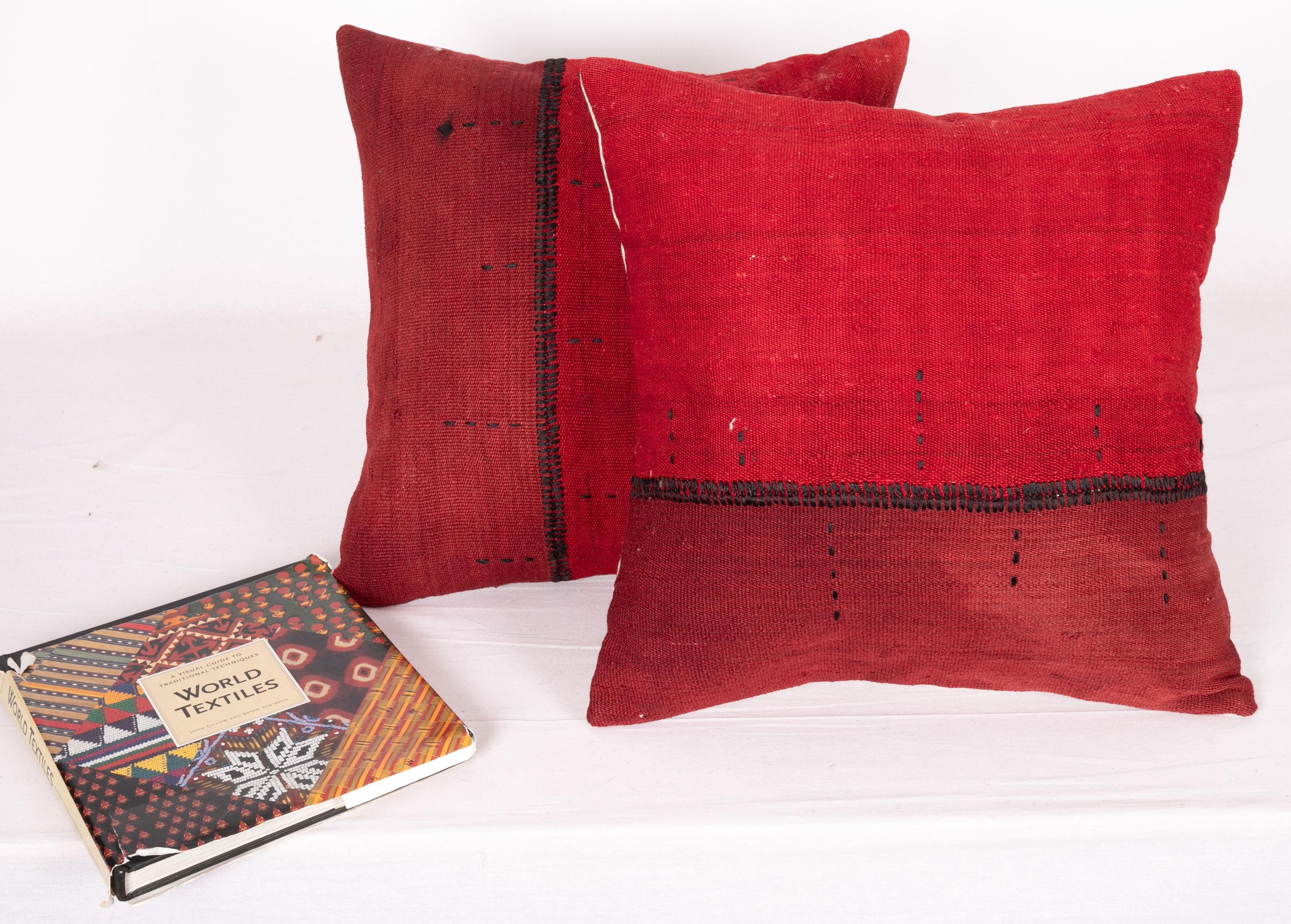 Turkish Pillow Cases Made from Vintage Anatolian Wool Covers, 1960s