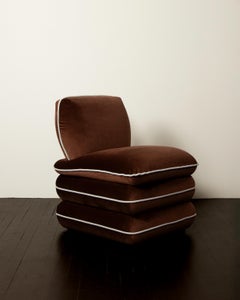 Pillow Chair by Ash - Mushroom Velvet