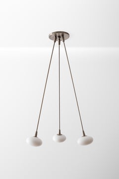 Lámpara de araña LED Escultura cinética con vidrio soplado y brazos móviles