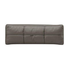 Contemporary Backrest Pillow in Natural Leather