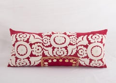 Pillow Cover Made from a 1960s Suzani, Uzbekistan
