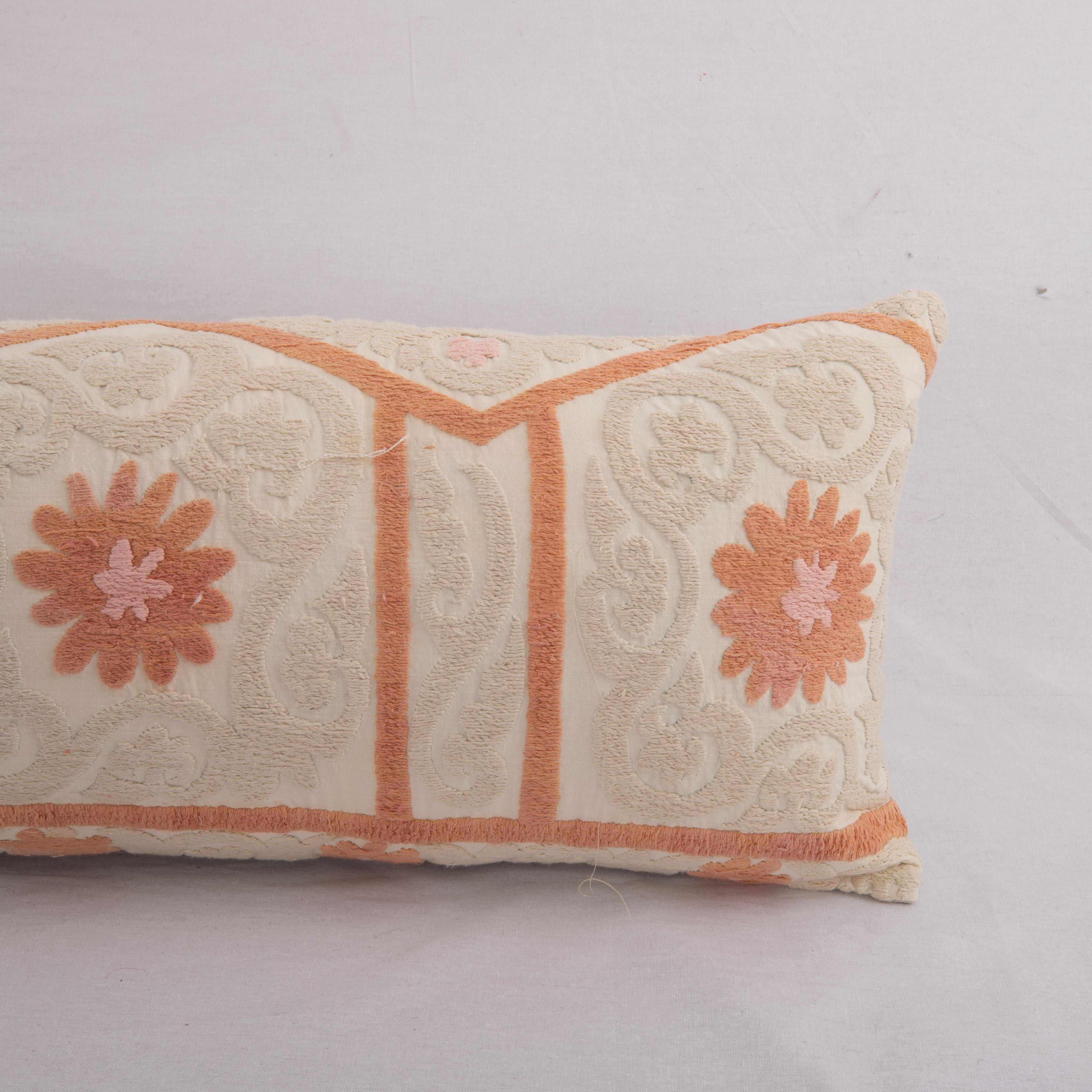 Pillow Cover Made from a 1960s Suzani, Uzbekistan In Good Condition For Sale In Istanbul, TR