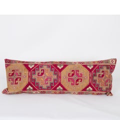 Pillow Cover, Made from a 1970s/80s silk mafrash ( storage bag ) Panel