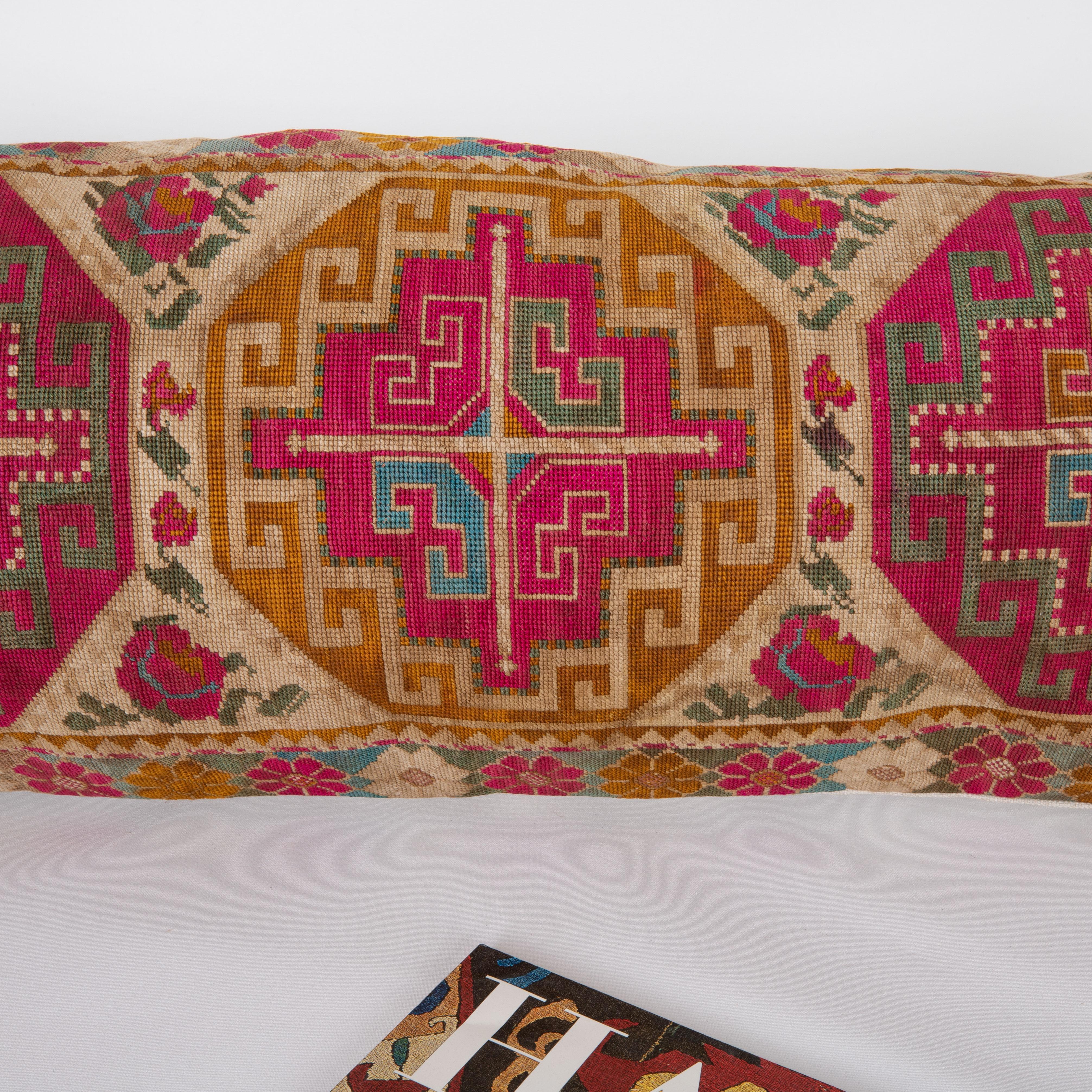 Revêtement d'oreiller en soie mafrash (sac de rangement) des années 1970/80 Bon état - En vente à Istanbul, TR