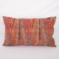 Pillow Cover Made from a an Antique Printed Scottish Paisley Shawl