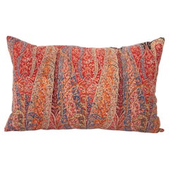 Pillow Cover Made from a an Antique Printed Scottish Paisley Shawl