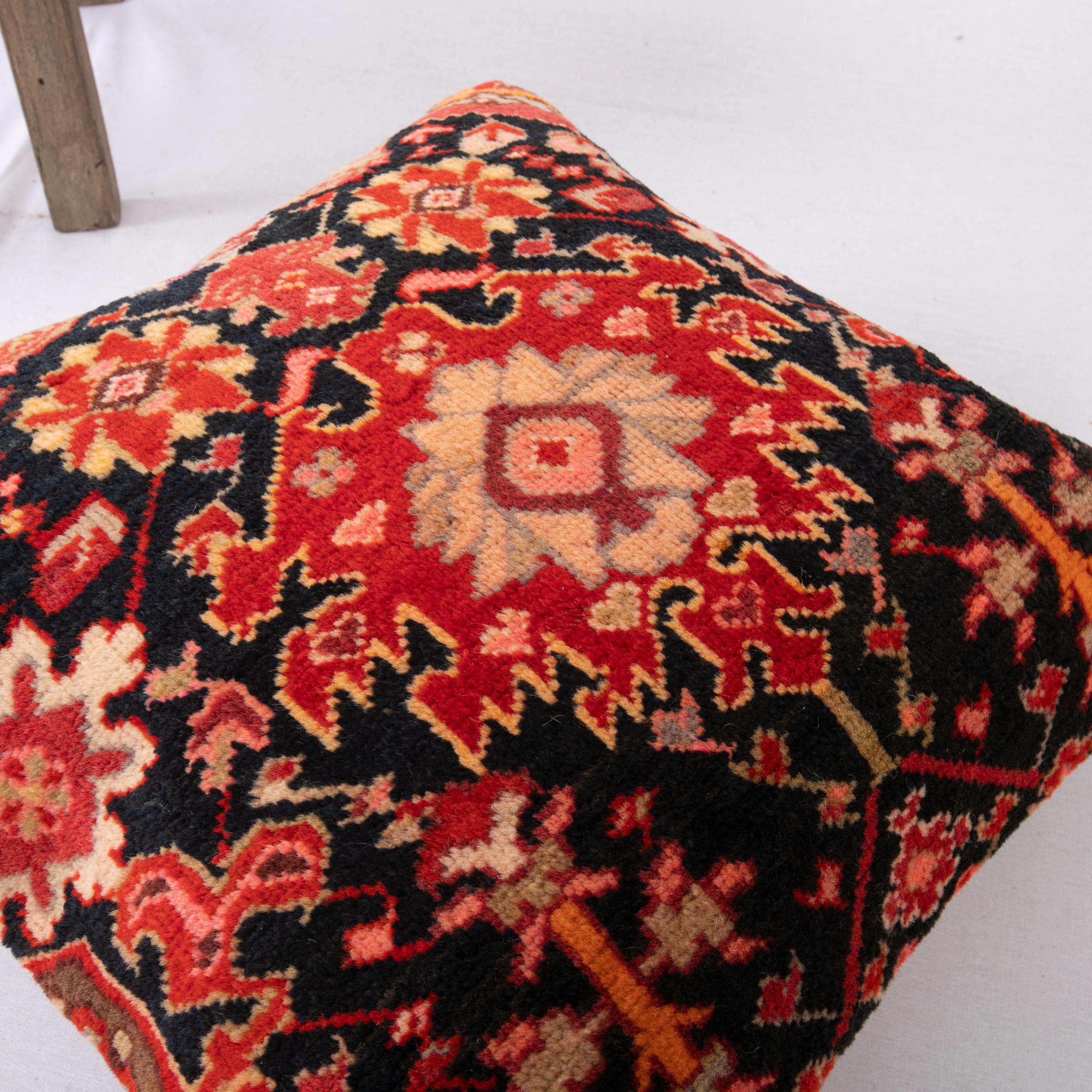 Pillow Cover Made from a Caucasian Karabagh Rug, Early 20th C In Good Condition For Sale In Istanbul, TR
