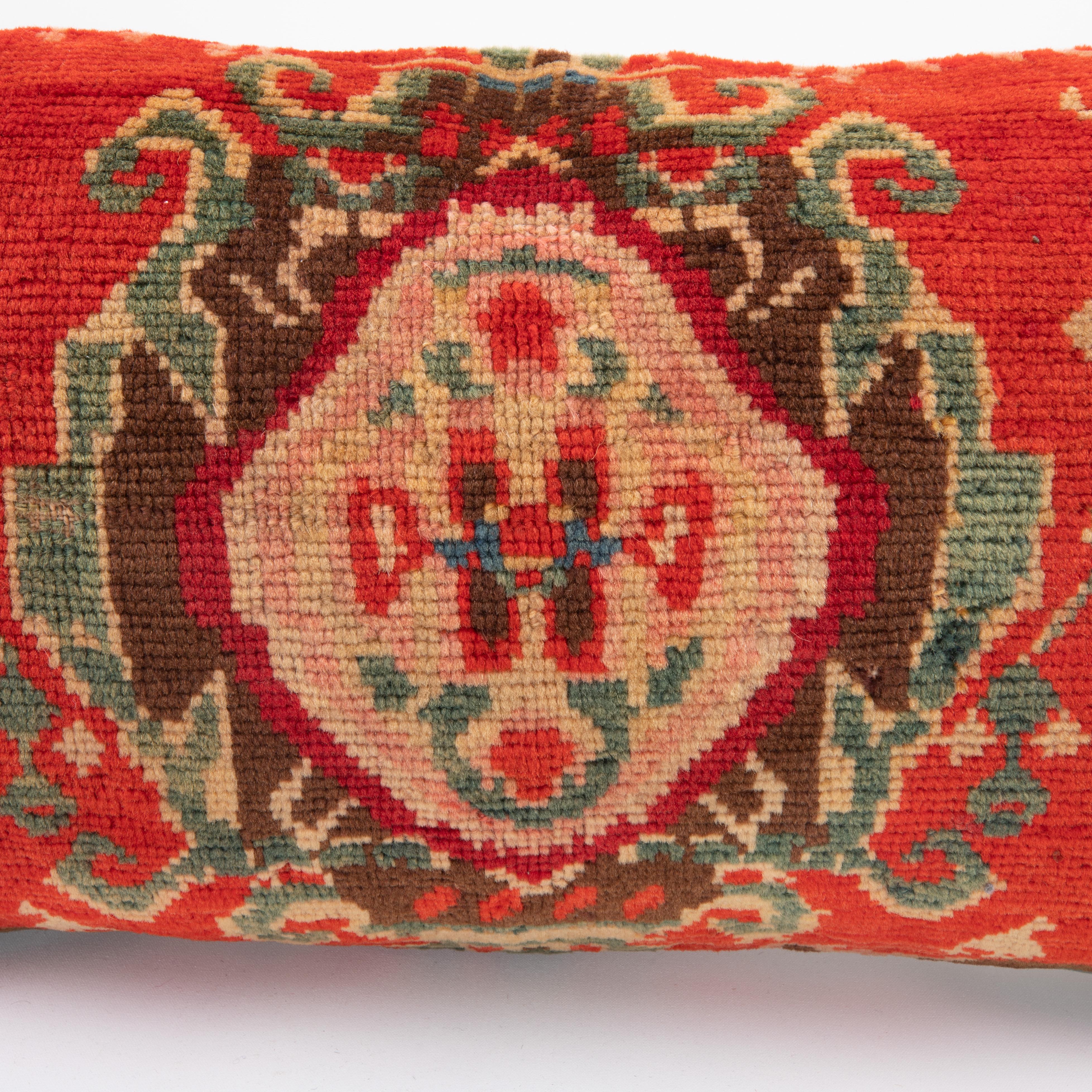 Hand-Woven Pillow Cover Made from a Caucasian Karabagh Rug, late 19th / Early 20th C. For Sale