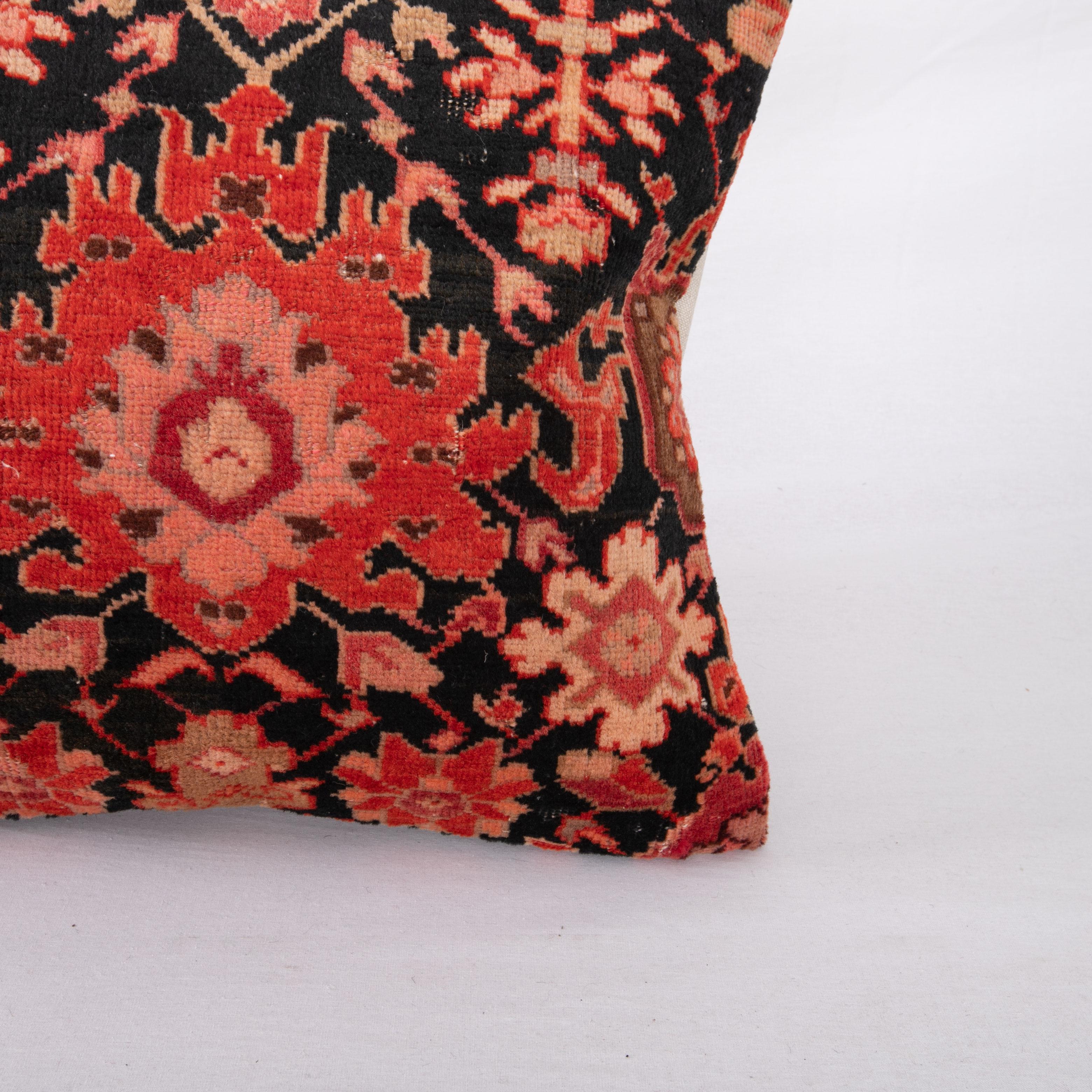 Hand-Woven Pillow Cover Made from a Caucasian Karabakh Rug, Early 20th C