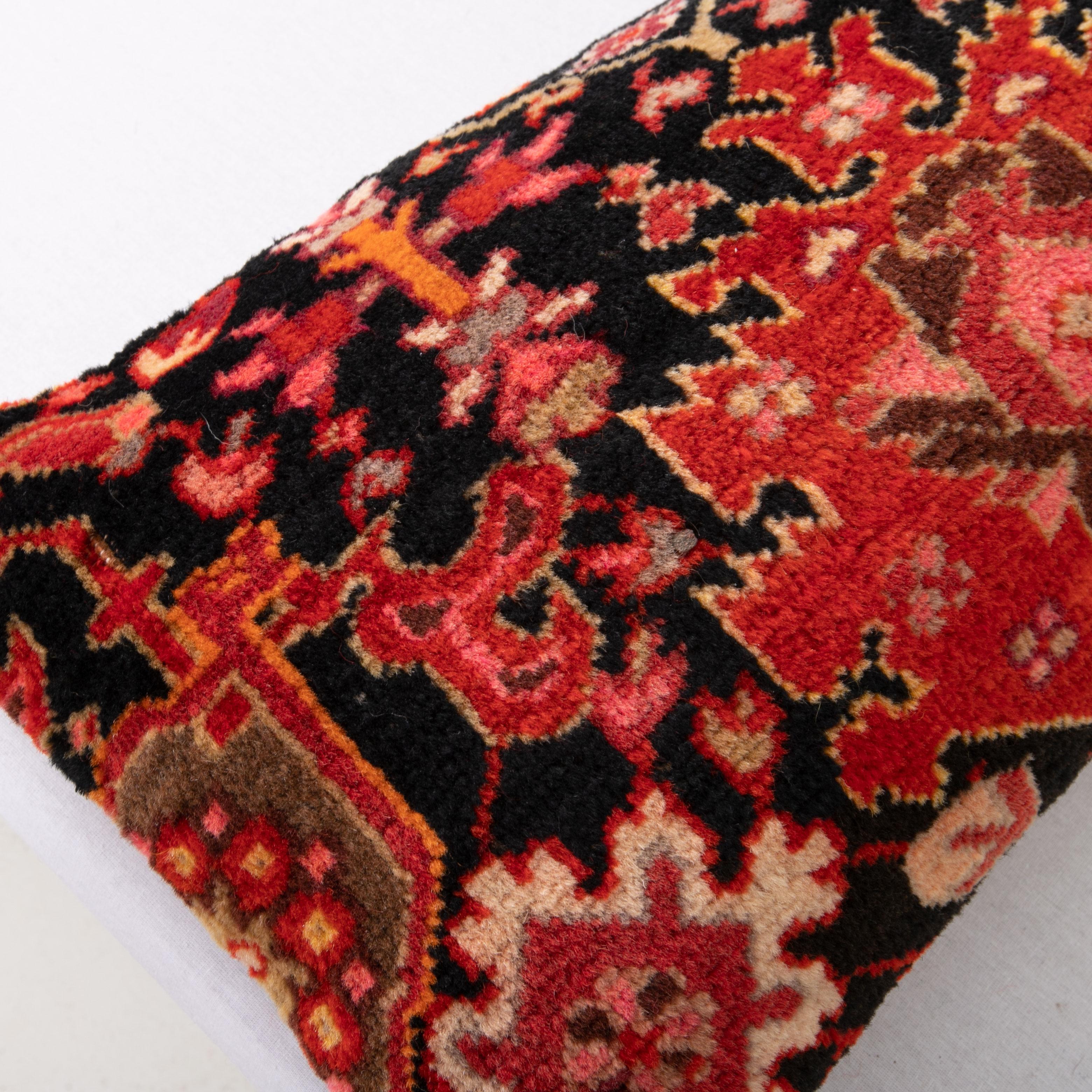 Hand-Woven Pillow Cover Made from a Caucasian Karabakh Rug, Early 20th C. For Sale