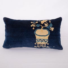 Pillow Cover Made from a Chinese Art Deco Rug, Early 20th C