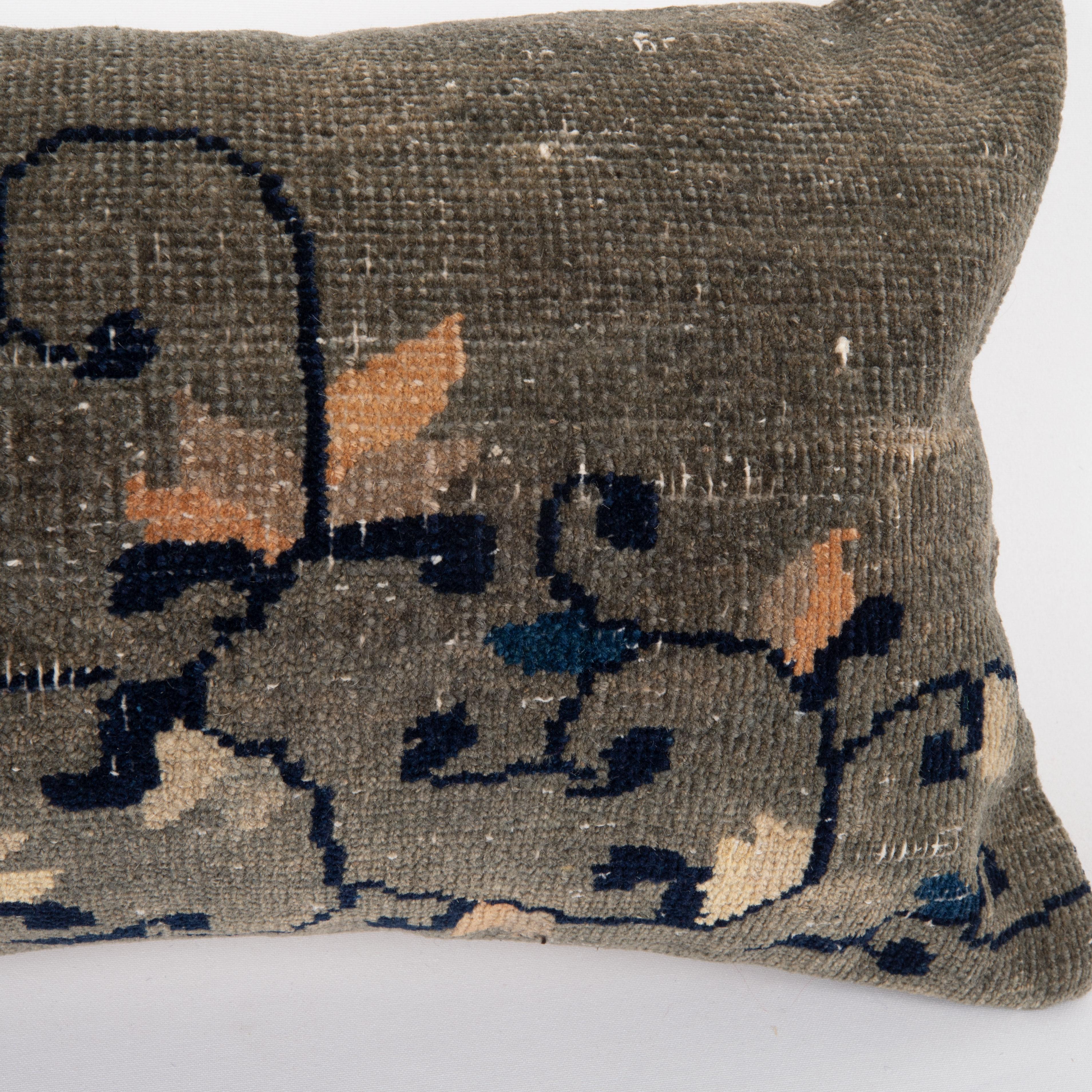 20th Century Pillow Cover Made from a Chinese Art Deco Rug, early 20th C.