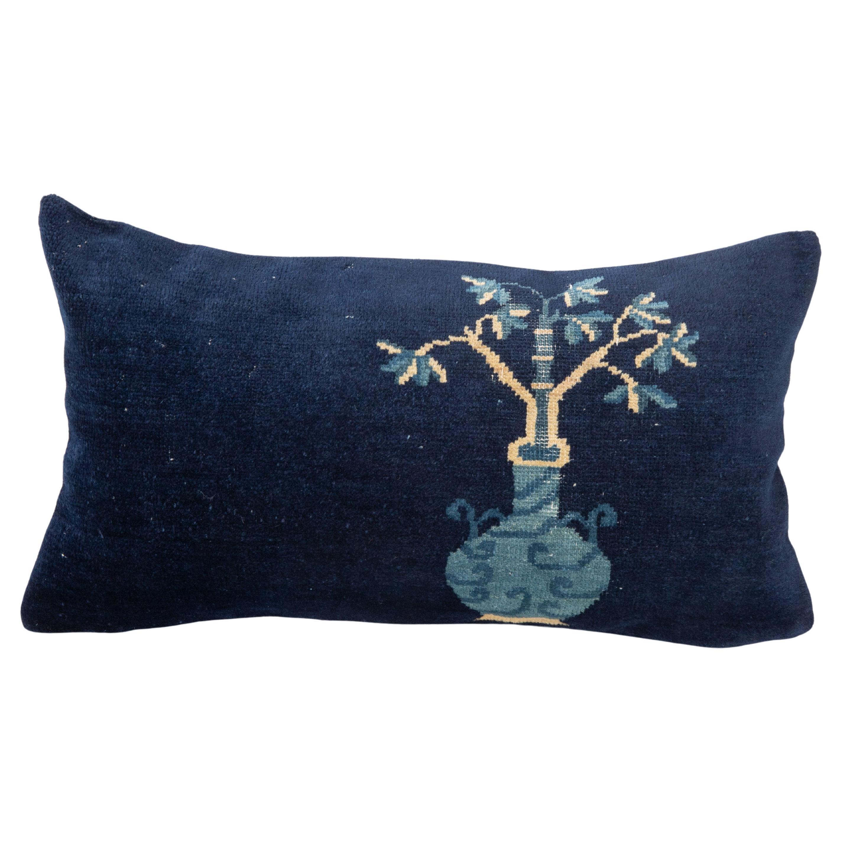 Pillow Cover Made from a Chinese Art Deco Rug, early 20th C. For Sale