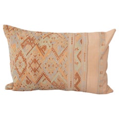 Pillow Cover Made from a Laotian Retro Silk Embroidery