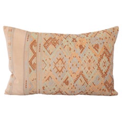 Pillow Cover Made from a Laotion Retro Silk Embroidery