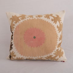 Pillow Cover Made from a Mid 20th C. Suzani, Uzbekistan