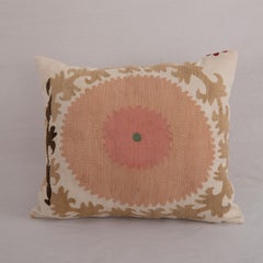 Pillow Cover Made from a Mid 20th C. Suzani, Uzbekistan