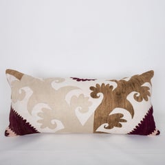Pillow Cover Made from a Mid 20th C. Suzani, Uzbekistan