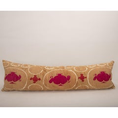 Pillow Cover Made from a Mid 20th C. Suzani, Uzbekistan