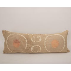 Pillow Cover Made from a Mid 20th C. Suzani, Uzbekistan